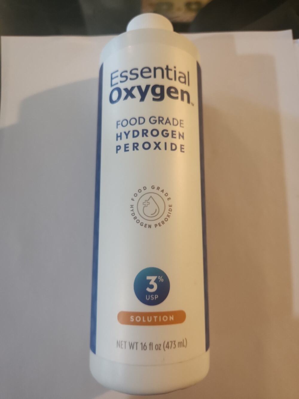 Essential Oxygen Hydrogen Peroxide 3% 16oz